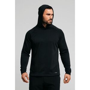 MOTION Men’s Black Performance Pullover Black Hoodie MEDIUM